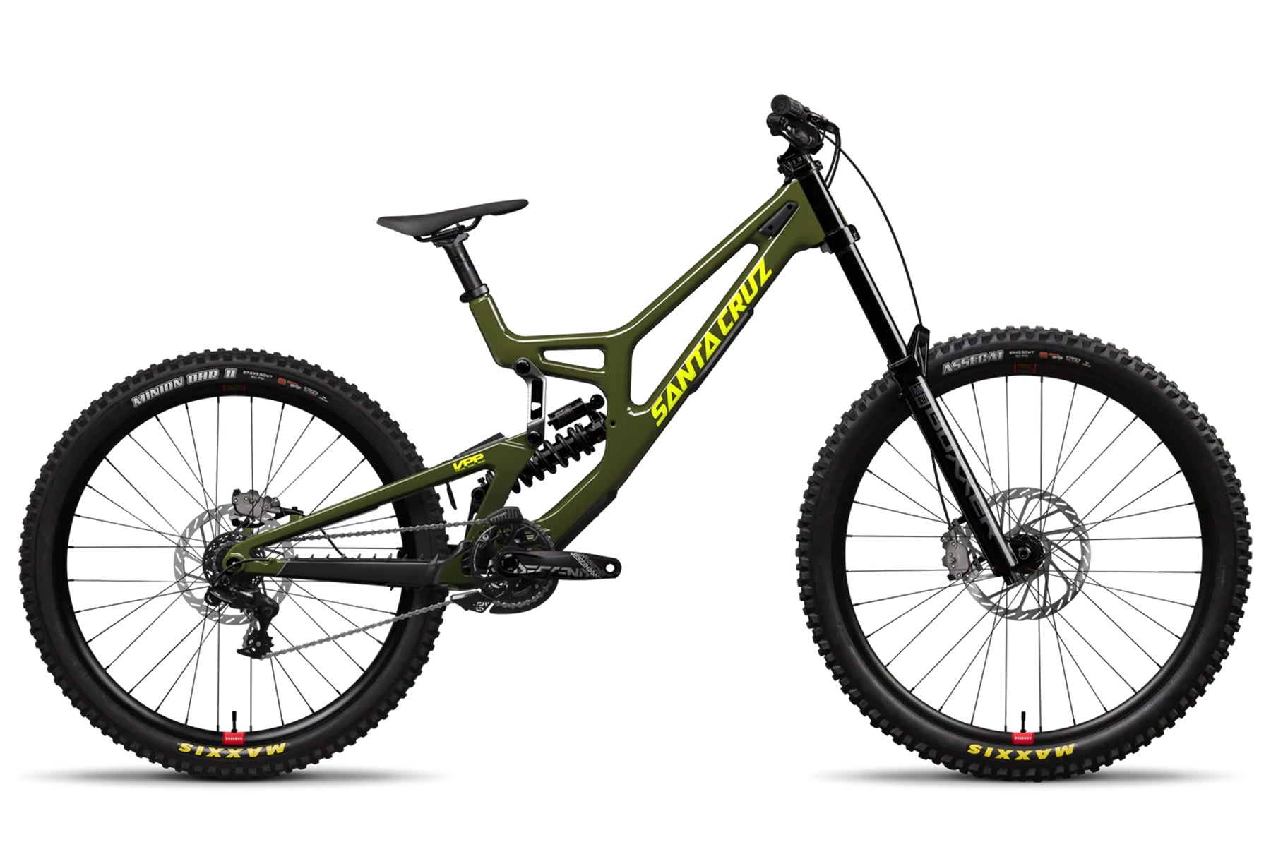 Santa Cruz V10 CC MX - DH S Kit - Gloss Kelp Green - 2025