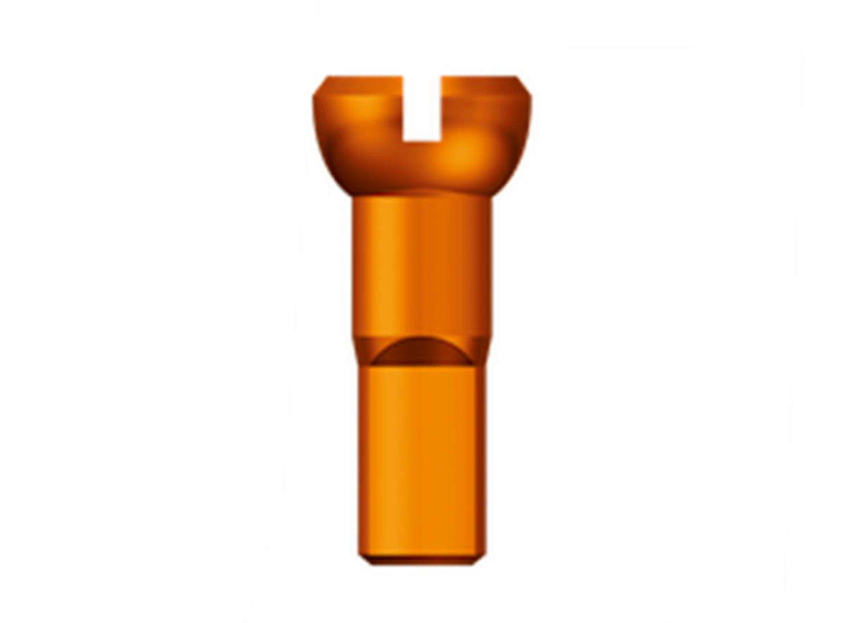 Sapim Aluminum Polyax 14g Nipple - Orange