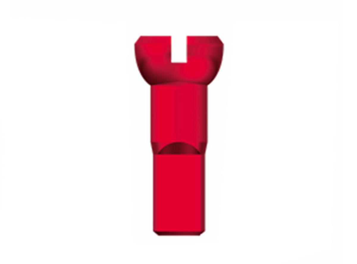 Sapim Aluminum Polyax 14g Nipple - Red