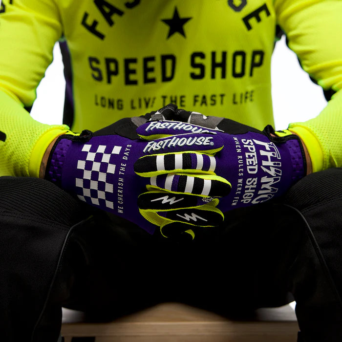 Fasthouse Speed Style Brute Glove - Purple-Black