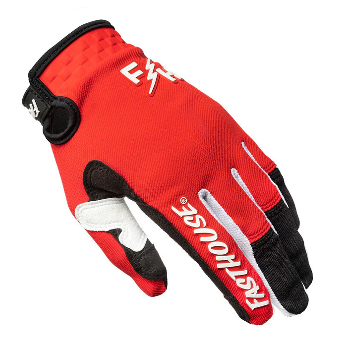 Fasthouse Speed Style Glove - Youth - Red-Black