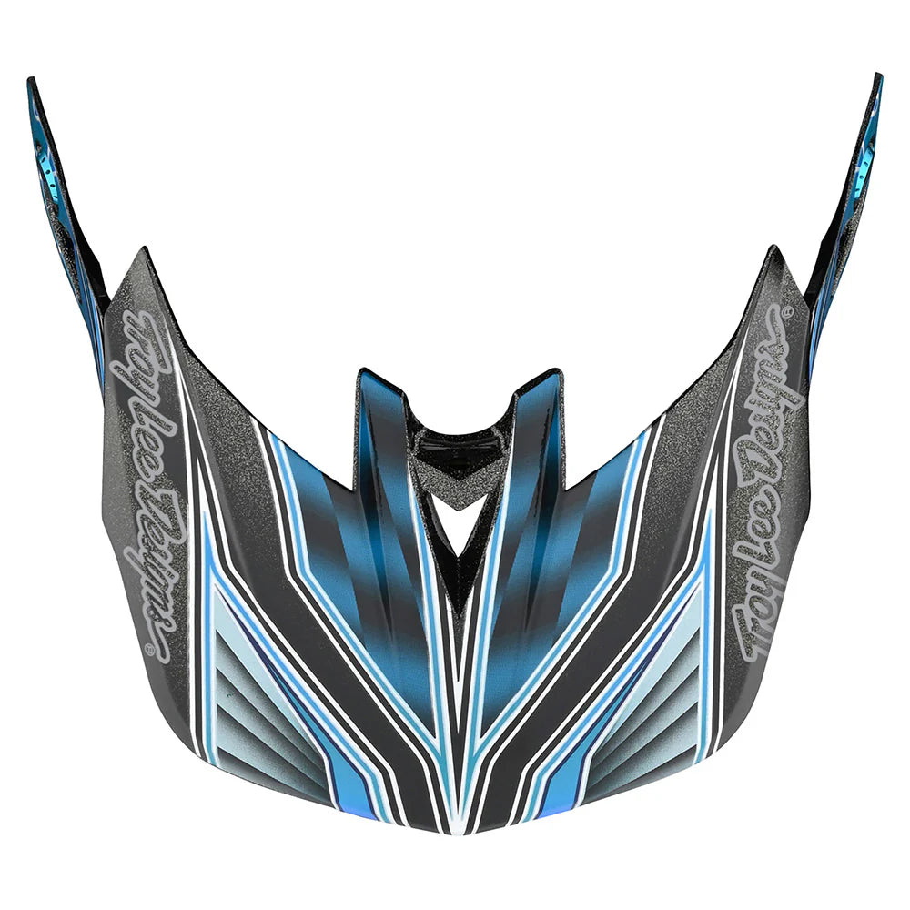 Troy Lee Designs D4 Helmet Replacement Visor - Lowrider - Blue