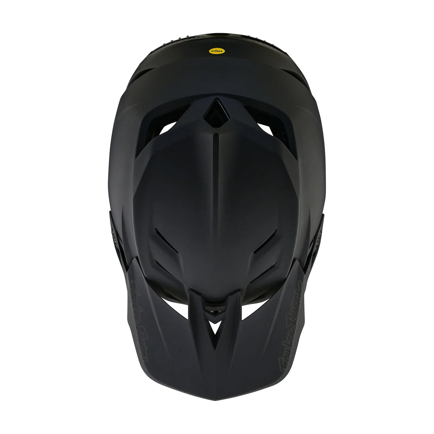 Troy Lee Designs D4 Polyacrylite Full Face Helmet with MIPS - Stealth Black