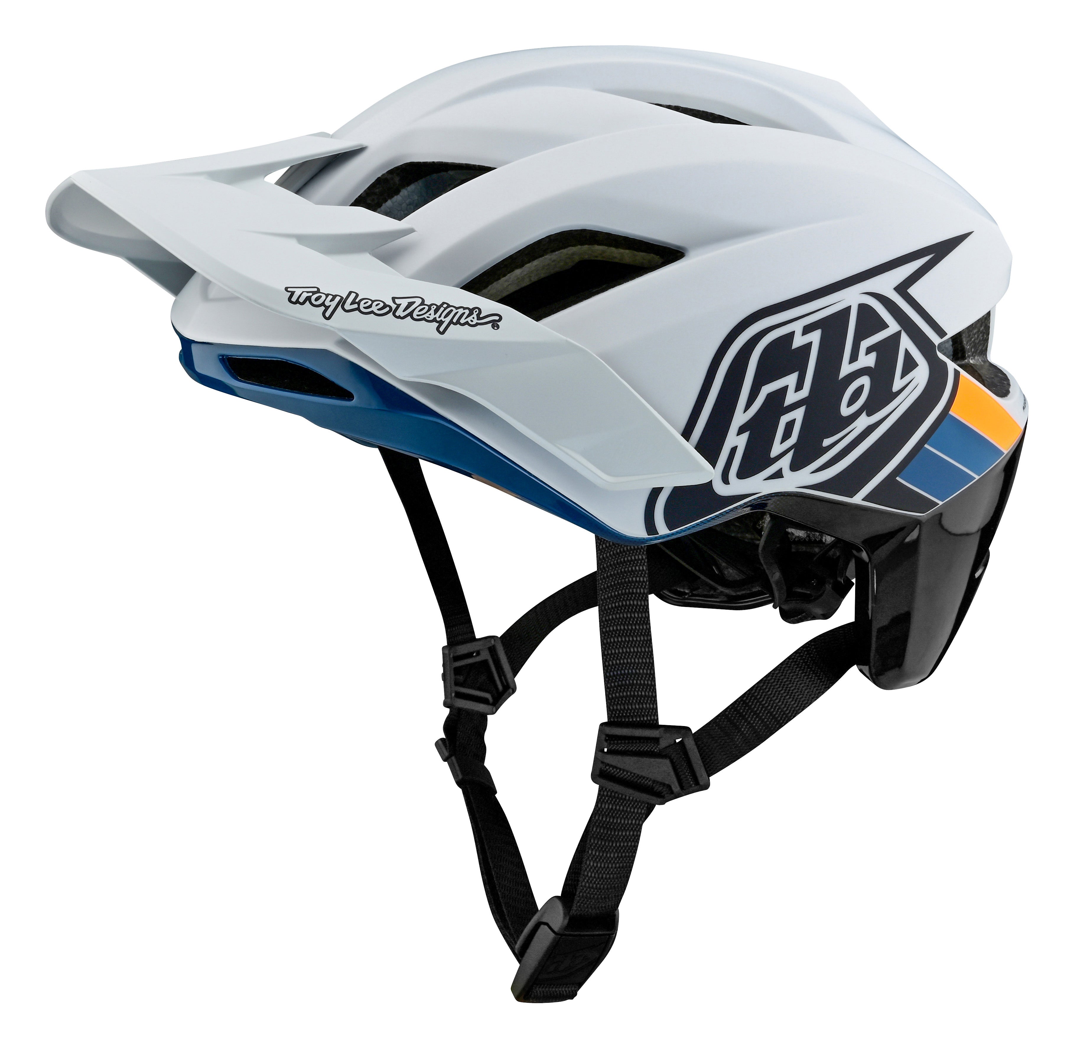 Troy Lee Designs Flowline SE MTB Helmet - Badge - Light Gray