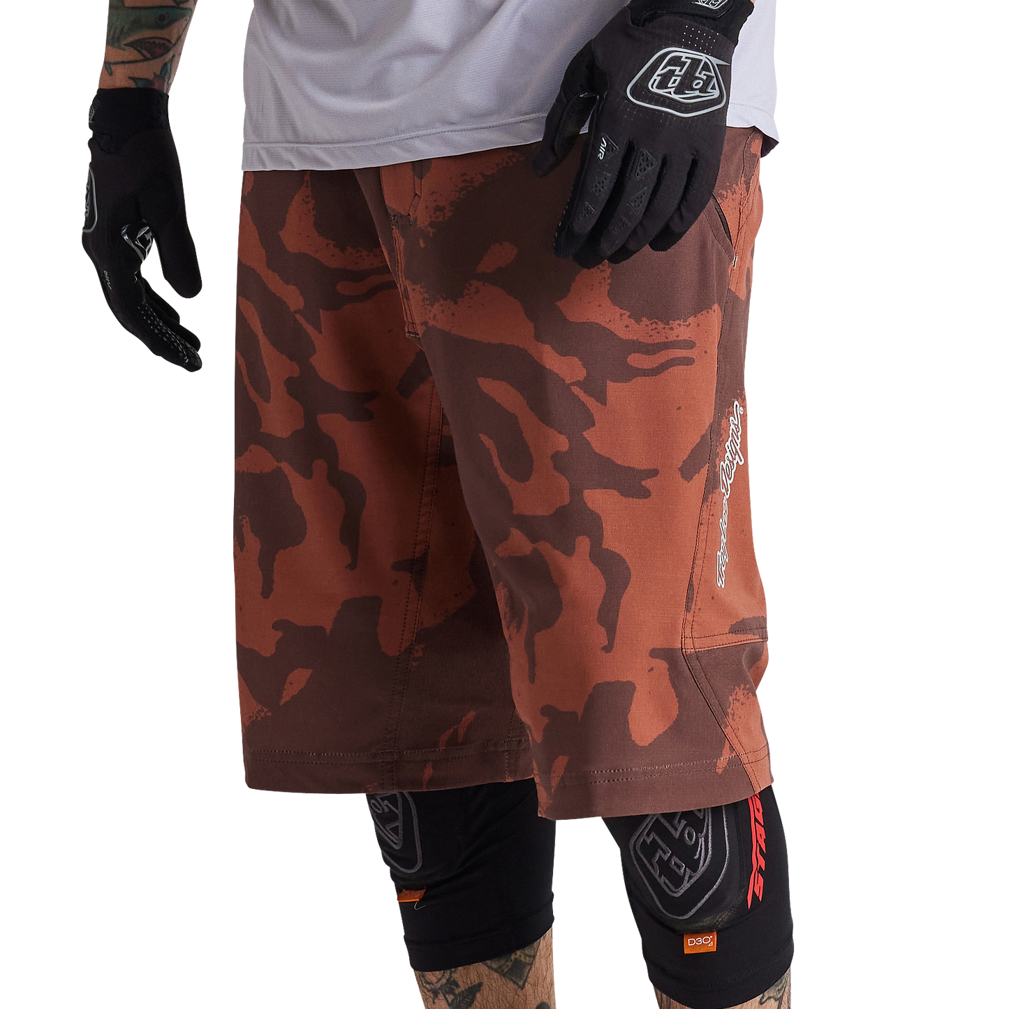 Troy Lee Designs Skyline MTB Short - Shell - Shadow Camo - Brick