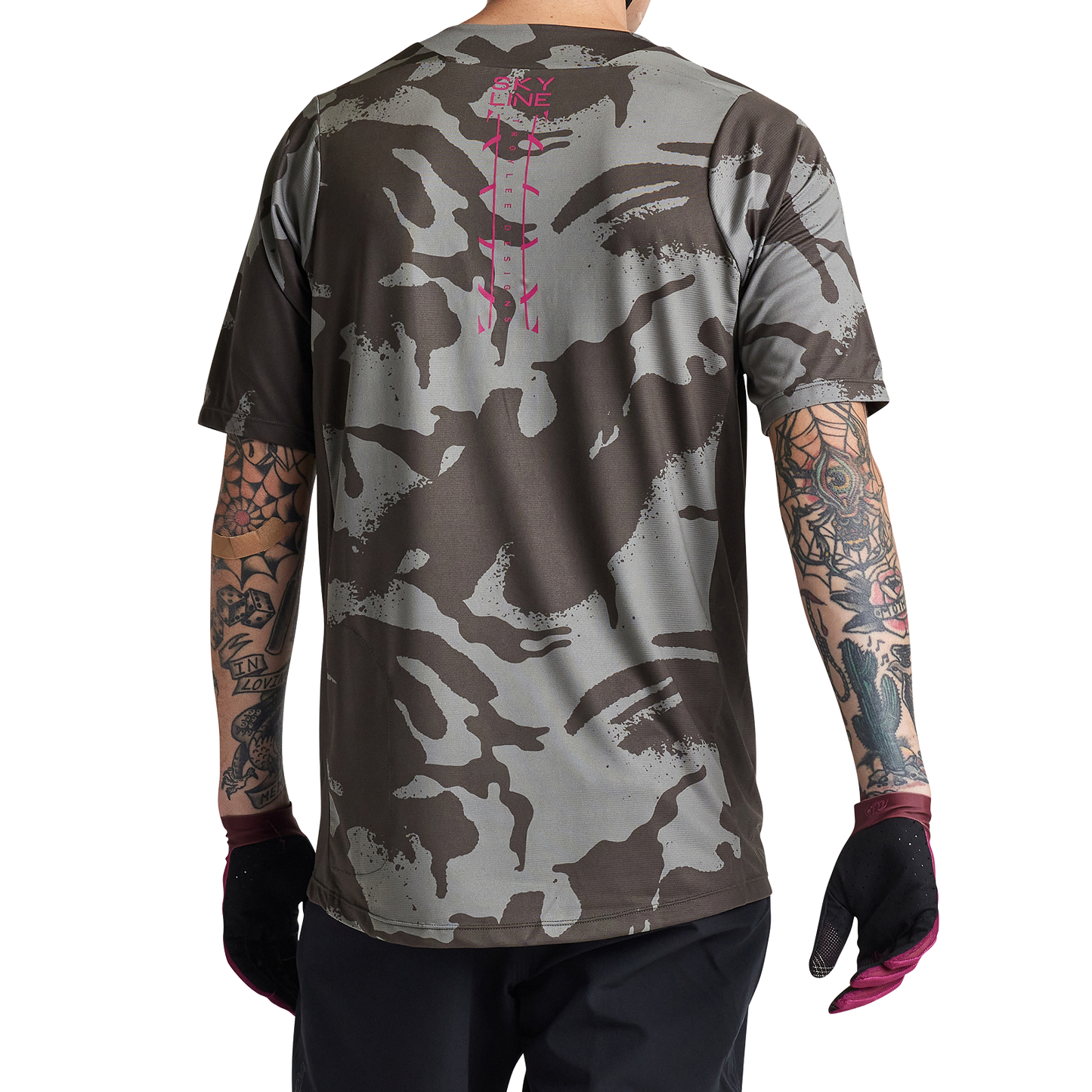 Troy Lee Designs Skyline Short Sleeve MTB Jersey - Shadow Camo - Olive