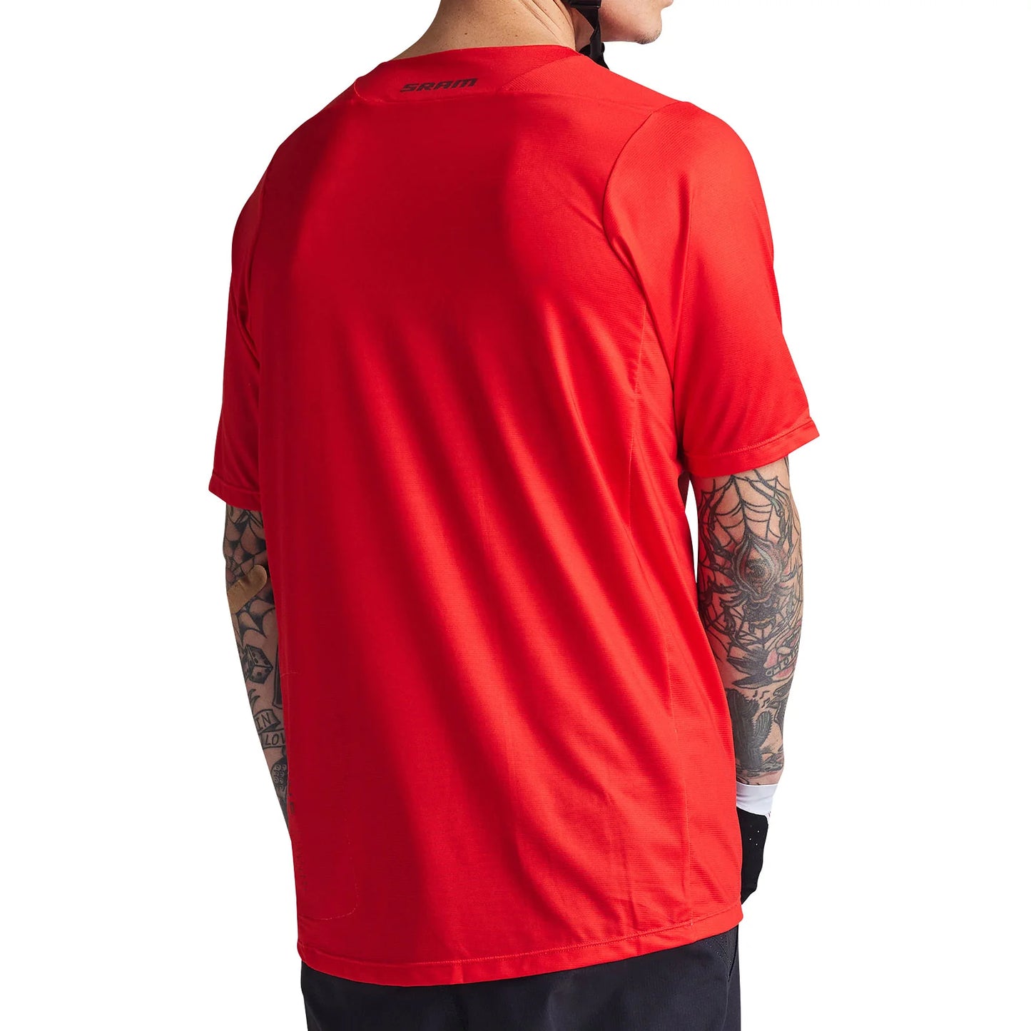 Troy Lee Designs Skyline Short Sleeve MTB Jersey - SRAM Eagle One - Fiery Red