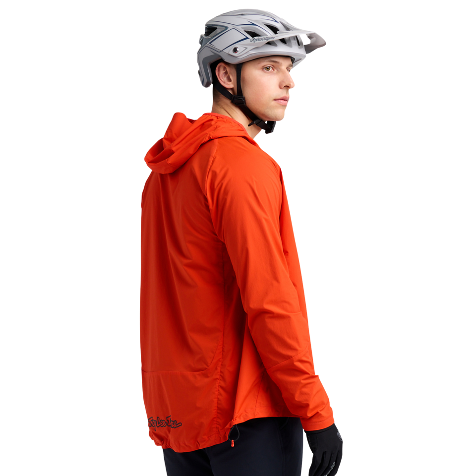 Troy Lee Designs Drift Windbreaker Jacket - Fire Orange