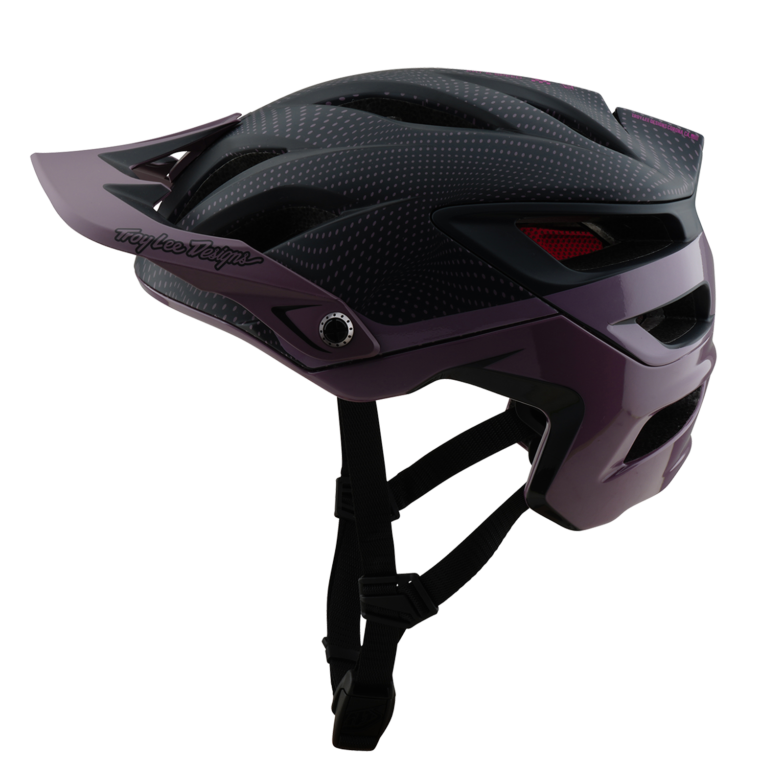 Troy Lee Designs A3 Helmet – Halo Purple X-Large/2X-Large