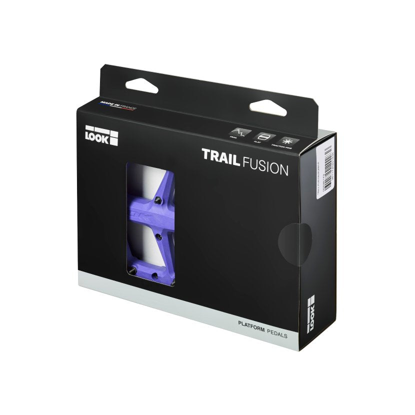 Look Trail Fusion Flat Pedals - Purple