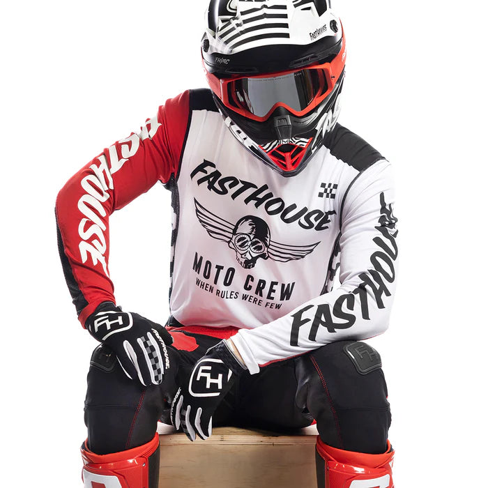 Fasthouse USA Grindhouse Factor Jersey - White-Black