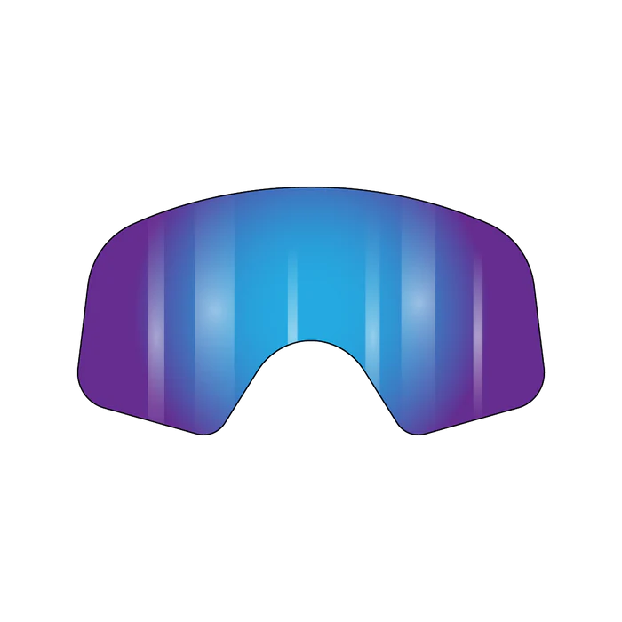 Fasthouse VonZipper Beefy Spare Lexan Goggle Lens - Quasar Chrome