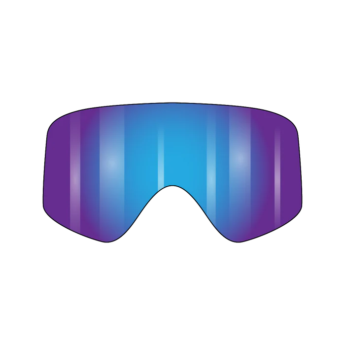 Fasthouse VonZipper Porkchop Spare Injected Goggle Lens - Quasar Chrome