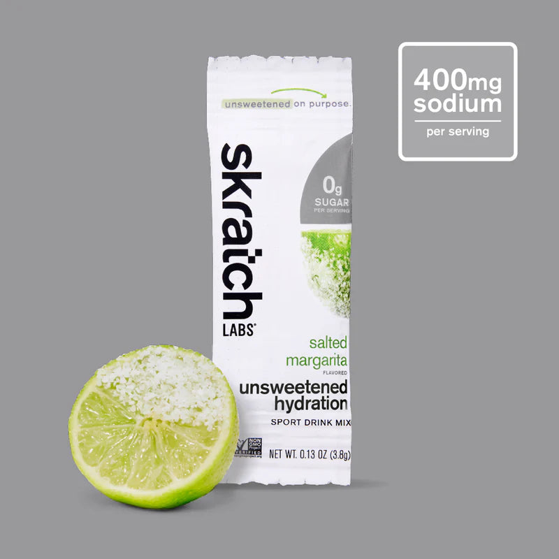 Skratch Labs Unsweetened Sport Hydration Drink Mix - Salted Margarita