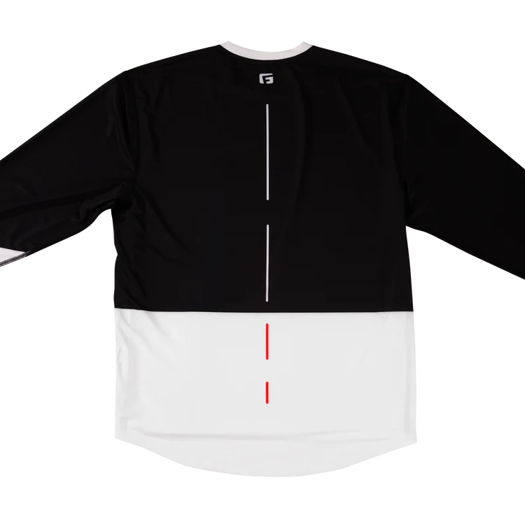 G-Form Pro-X4 Long Sleeve MTB Jersey - Youth - Black-White