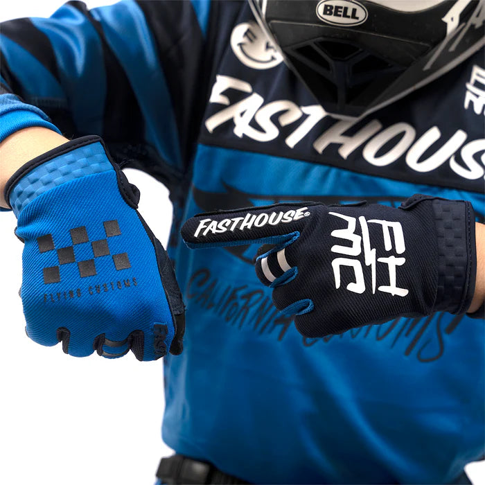 Fasthouse Speed Style Hot Wheels Glove - Youth - Electric Blue