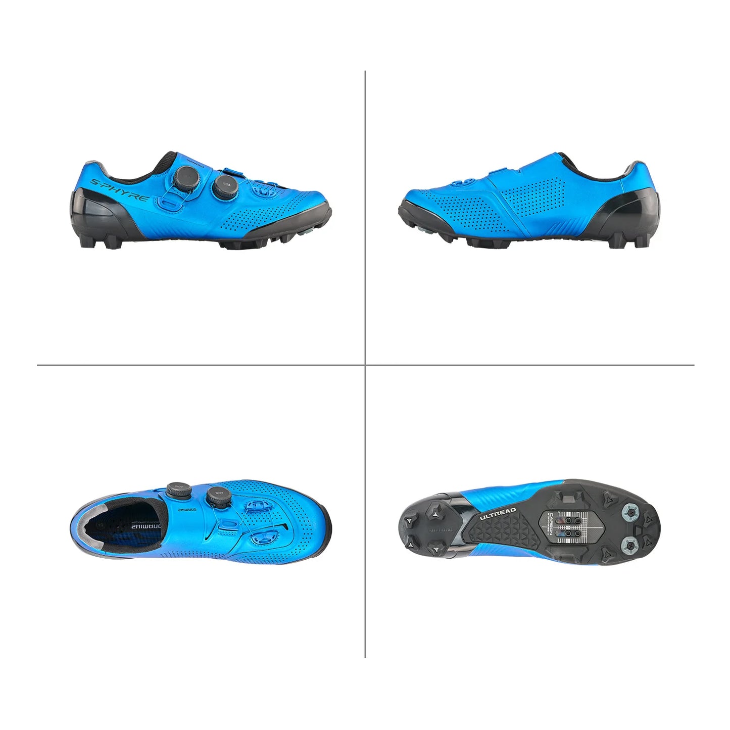 Shimano XC902 S-Phyre SPD XC MTB Shoe - Wide - Blue