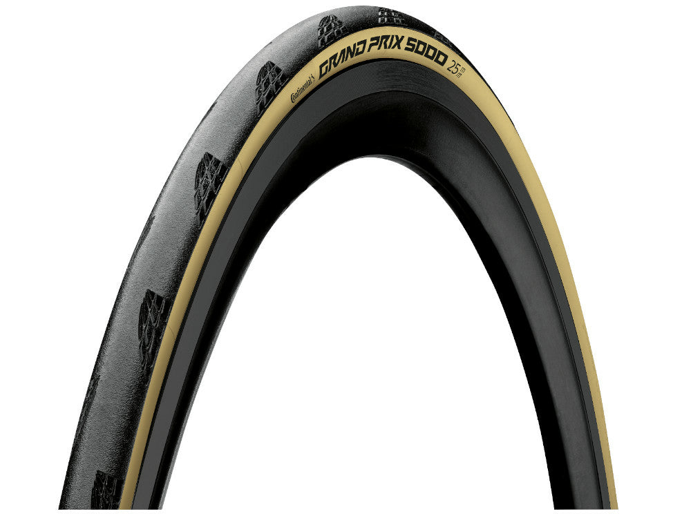 continental grandprix 5000 28c クリンチャー黒 Continental Grand Prix 5000 700c Folding Road Tire - Black-Cream