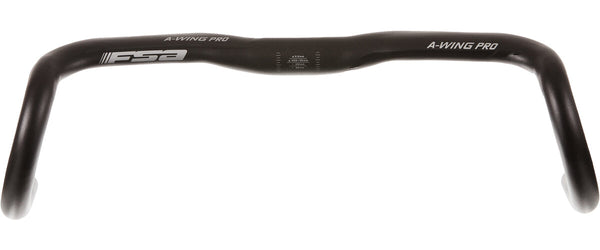 FSA A-Wing Pro AGX Gravel Drop Handlebar - Black - Cambria Bike