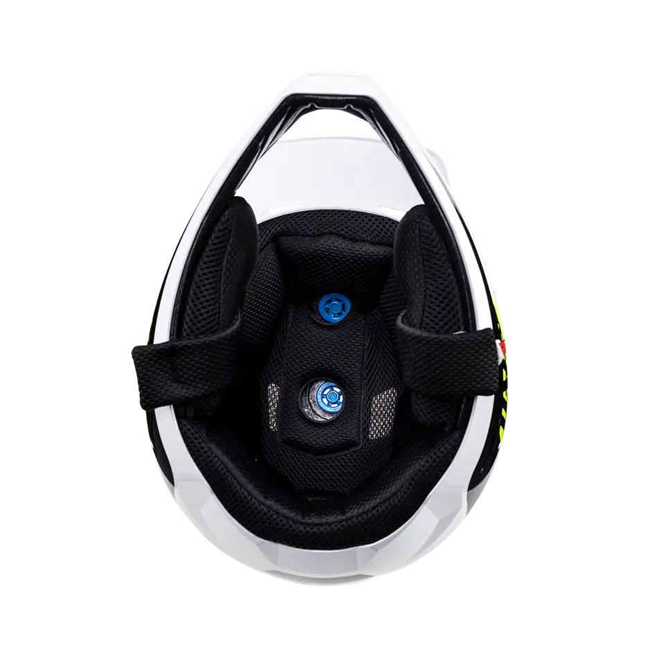 Leatt MTB Gravity 2.0 Full Face Helmet - White-Black - 2024