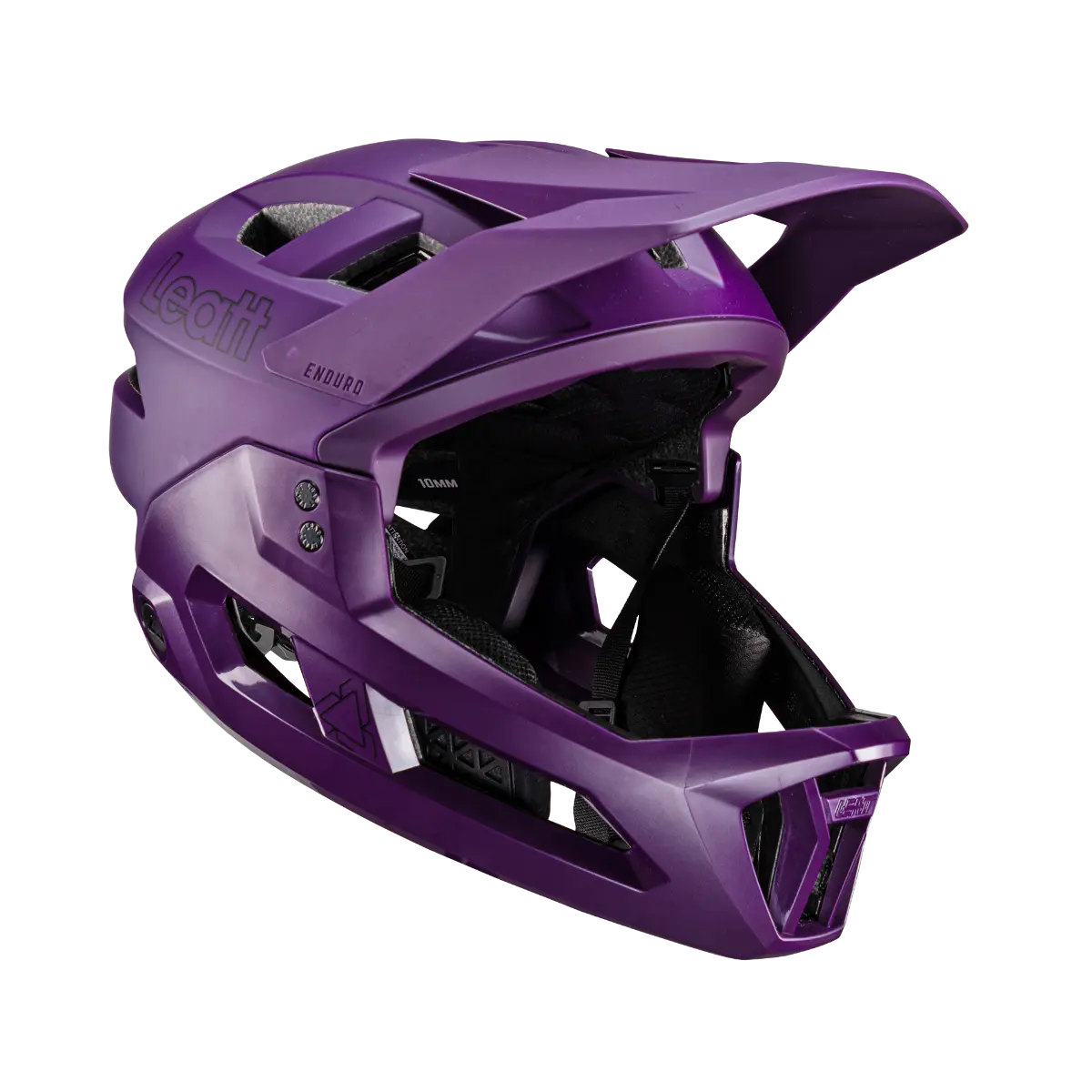 deep purple motorcycle helmet Leatt MTB Enduro 2.0 Full Face Helmet - Purple