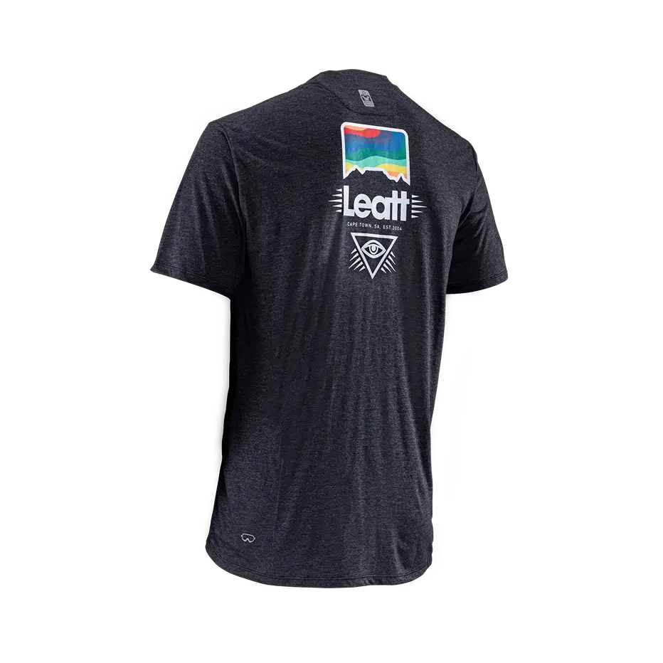 Leatt Gravity 1.0 Short Sleeve MTB Jersey - Black - 2024
