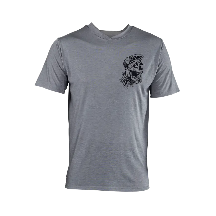 Leatt Gravity 1.0 Short Sleeve MTB Jersey - Granite - 2024