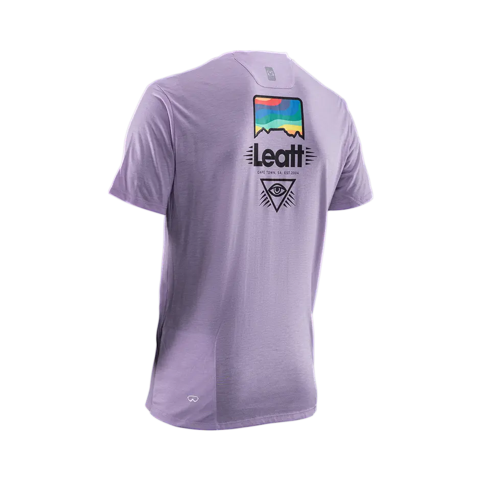 Leatt Gravity 1.0 Short Sleeve MTB Jersey - Lavender - 2024