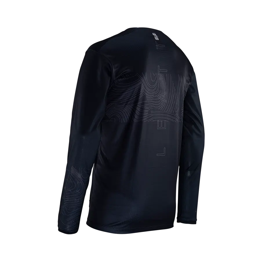 Leatt Gravity 3.0 Long Sleeve MTB Jersey - Black - 2024