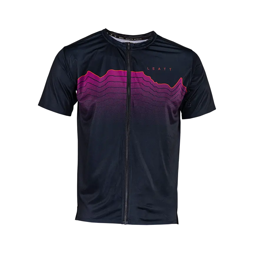 Leatt Trail 3.0 Short Sleeve MTB Jersey - Black - 2024