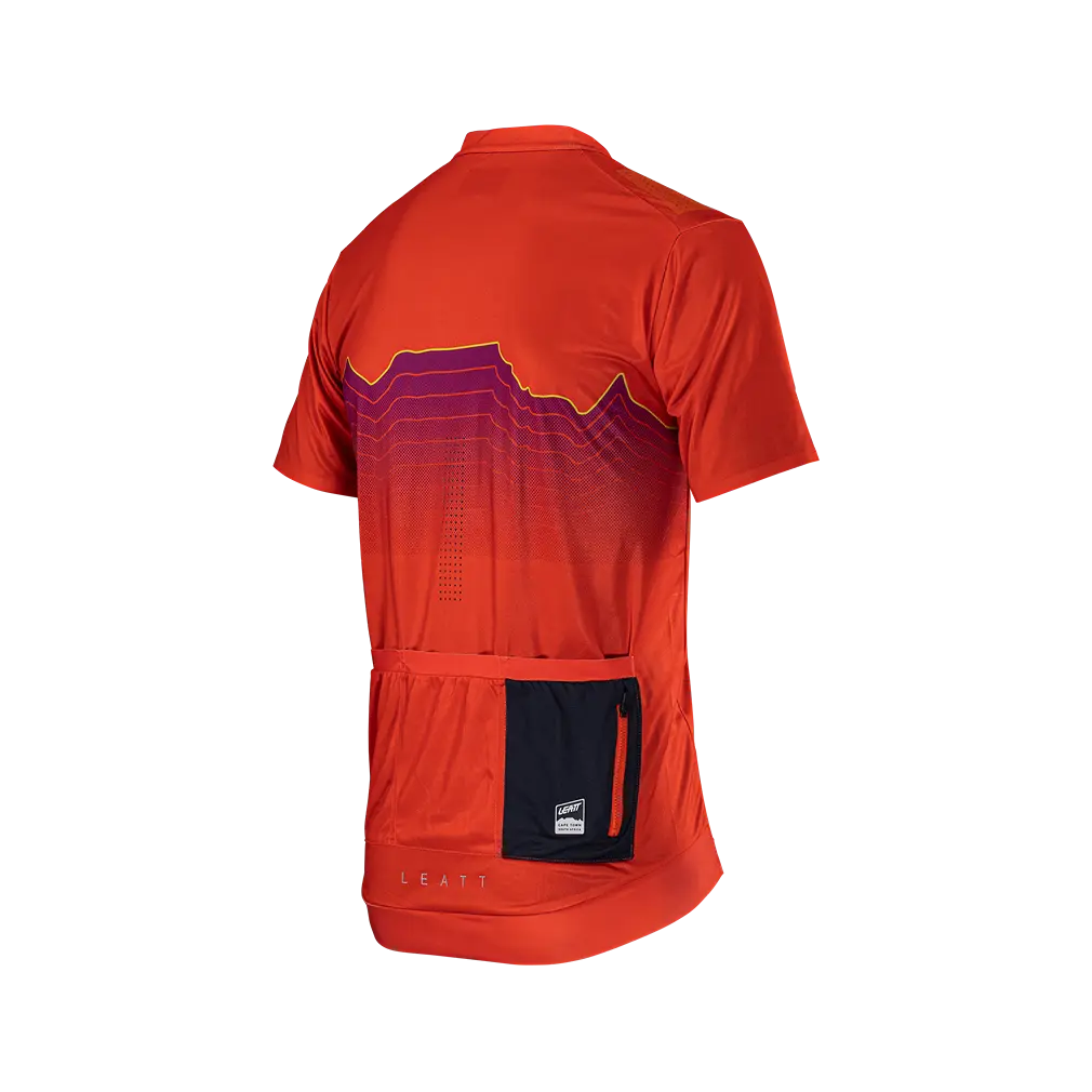Leatt Trail 3.0 Short Sleeve MTB Jersey - Glow - 2024