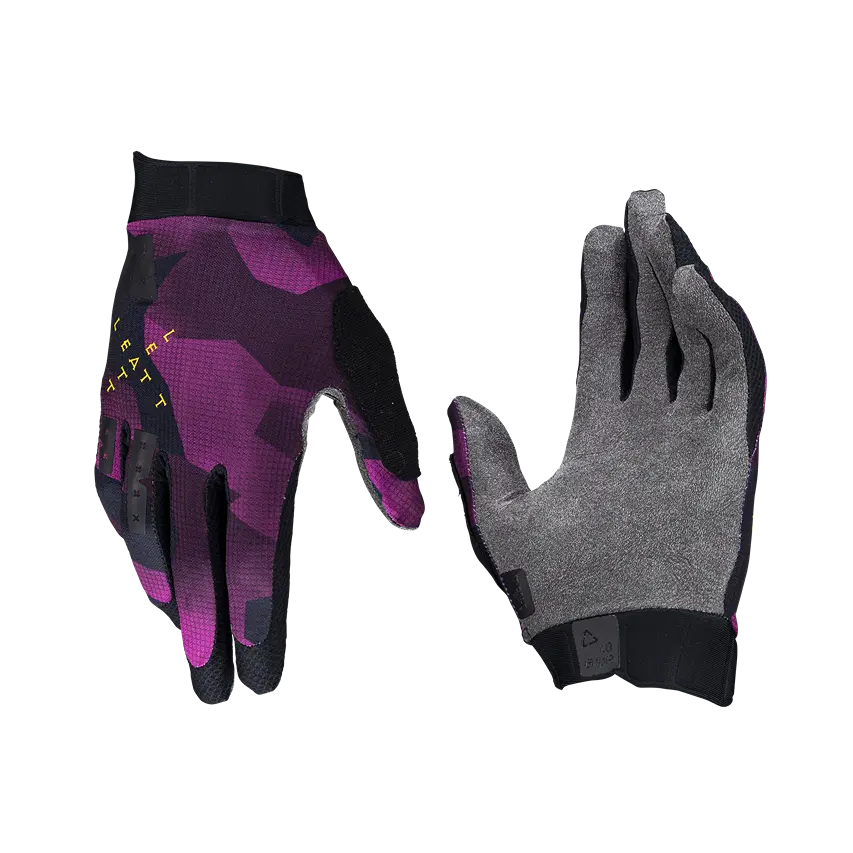 Leatt GripR 1.0 MTB Glove - Purple - 2024