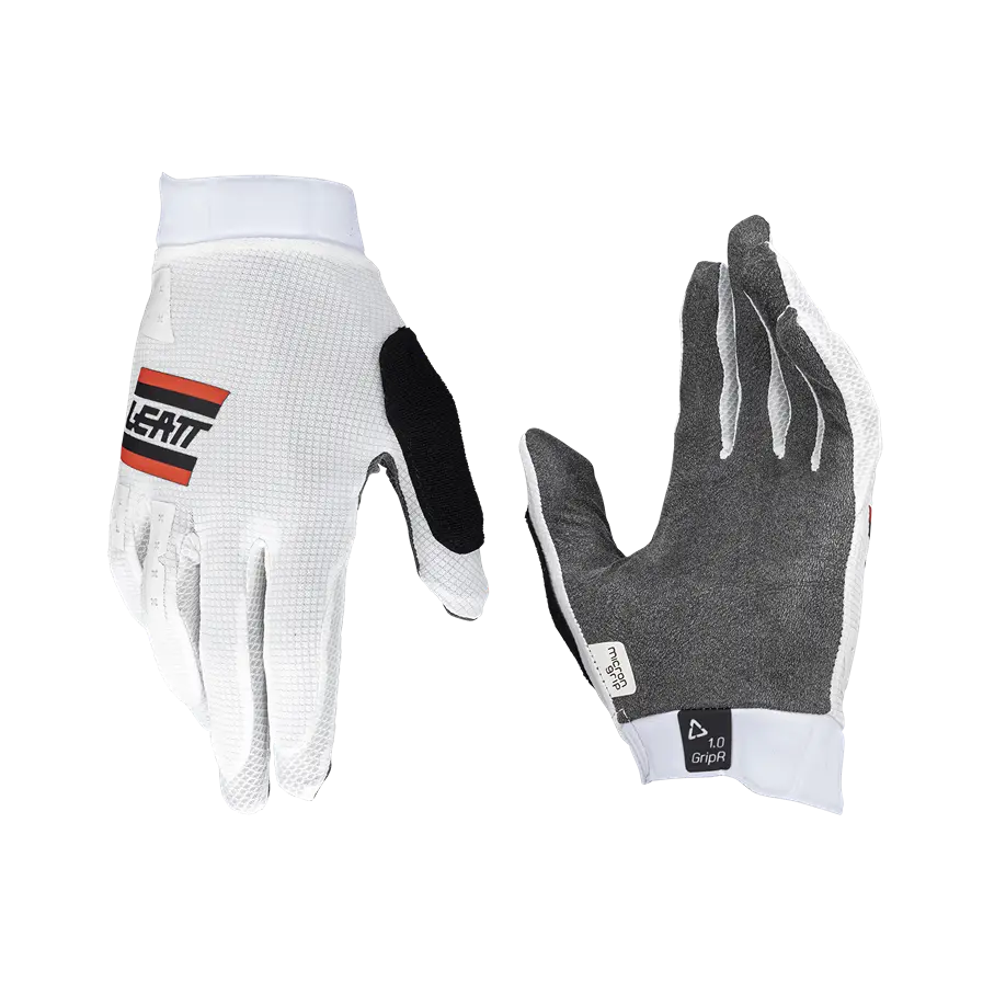 Leatt GripR 1.0 MTB Glove - White - 2024