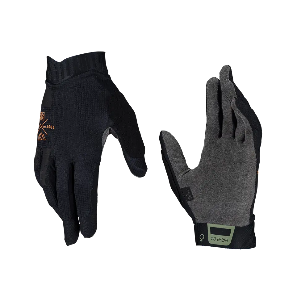 Leatt GripR 1.0 MTB Glove - Womens - Stealth - 2024