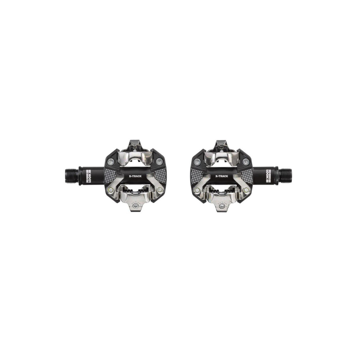 Look X-Track Clipless Gravel Pedals - Metallic Grey