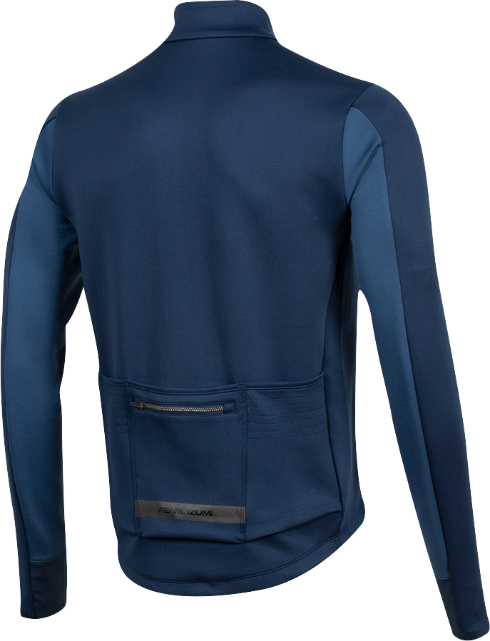 Pearl Izumi Interval Thermal Long Sleeve Road Jersey - Navy-Dark Denim