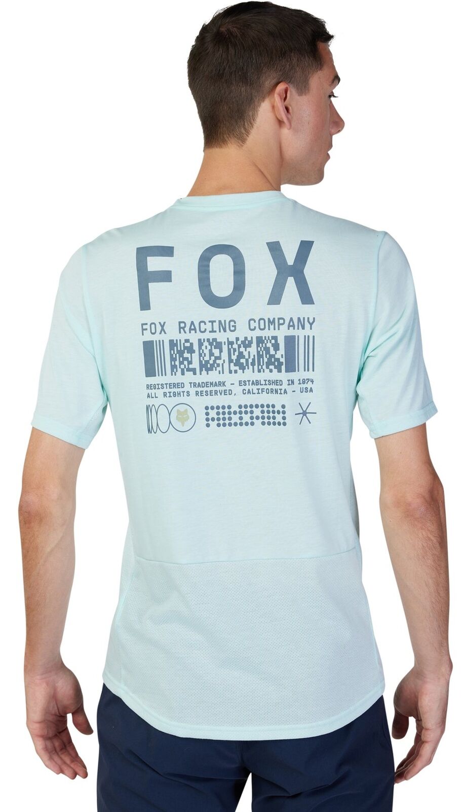 Fox Racing Ranger Dri Release Short Sleeve MTB Jersey - Race - Ice Blue