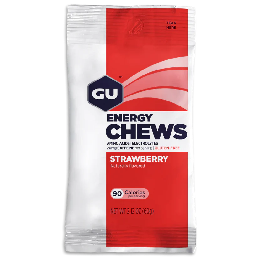 GU Energy Chews Double Serving Bag - Strawberry