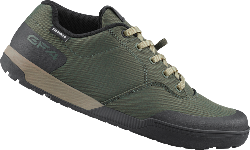 flat pedal mtb shoes Shimano SH-GF400 Flat Pedal Shoes, Olive / 45