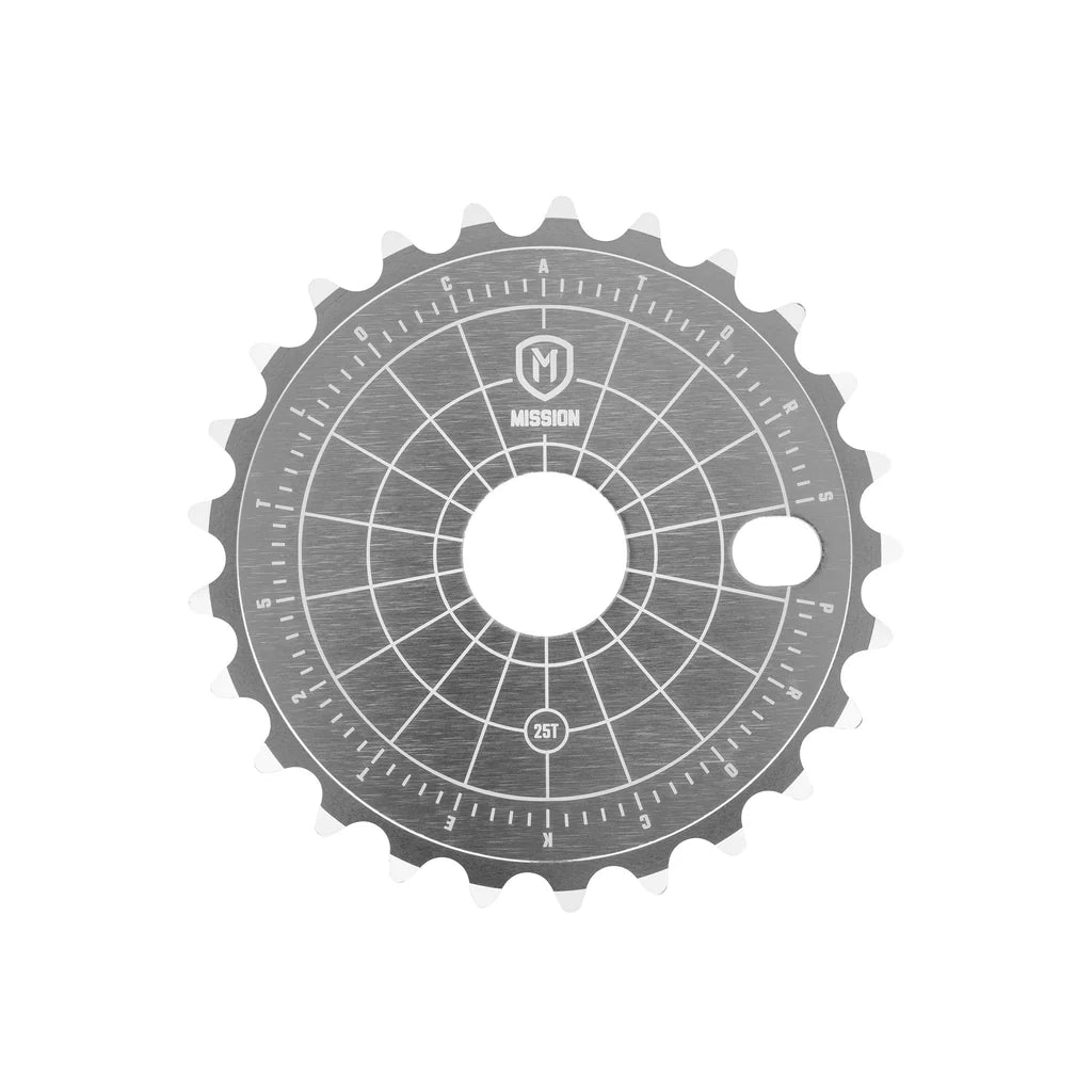 Mission Locator BMX Sprocket - Silver
