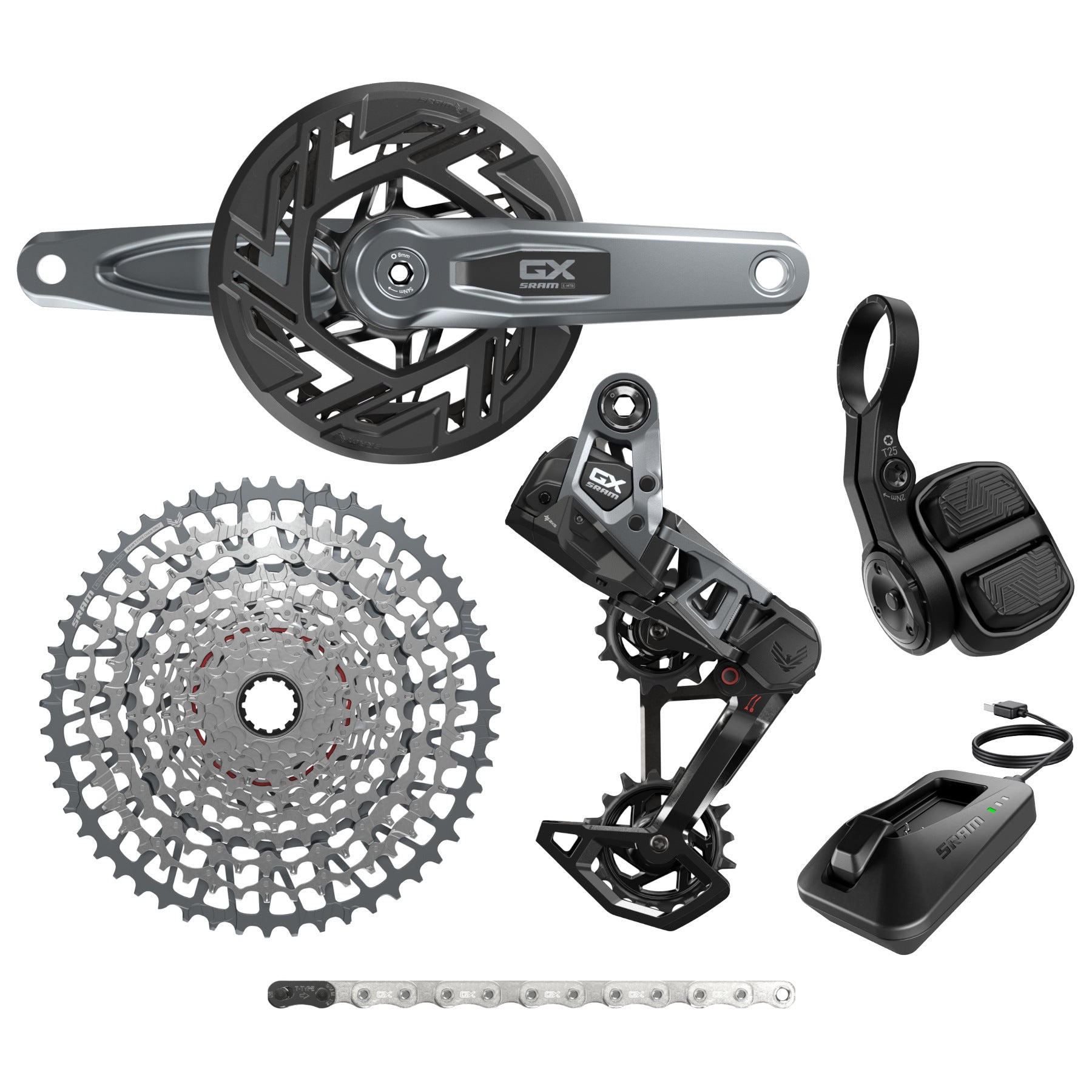 SRAM GX Eagle T-Type AXS Bosch 12 Spd E-MTB Groupset – Cambria Bike