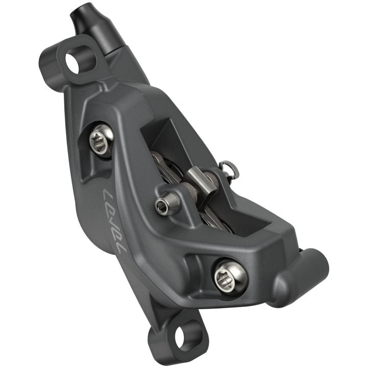 SRAM Level Bronze Stealth 4-Piston Disc Brake and Lever - Front - Dark Polar
