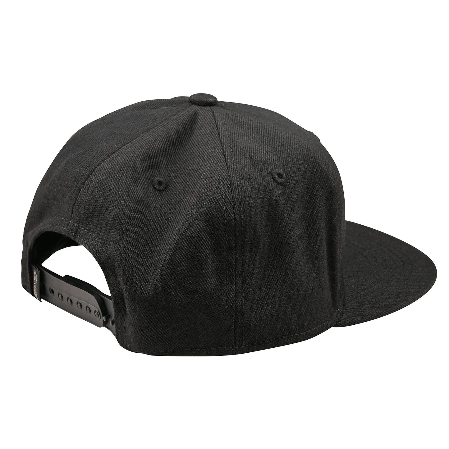 Troy Lee Designs Scholar Flat Bill Snapback Hat - Black