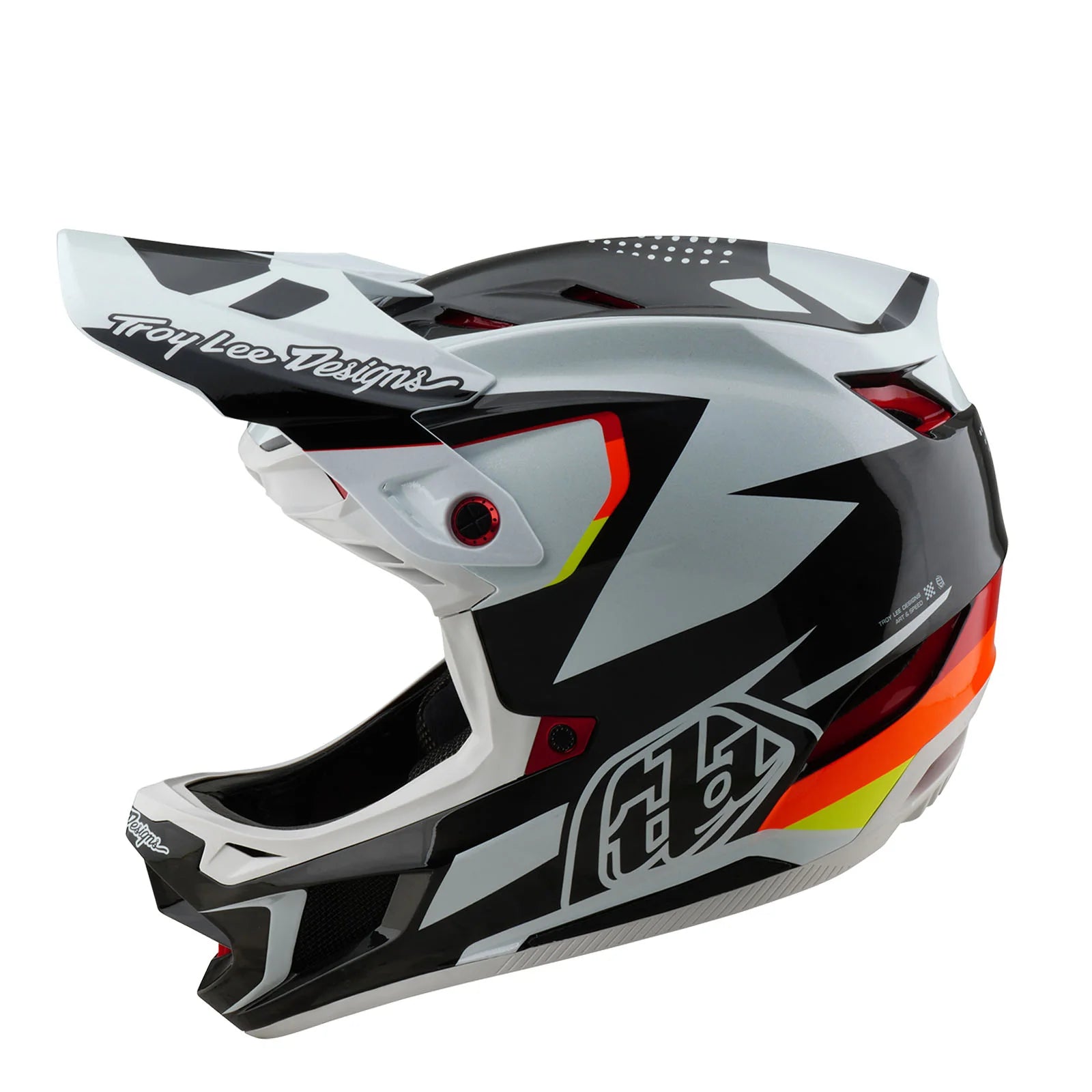 Troy Lee Designs D4 Carbon Full Face Helmet - Optic - Black Troy Lee Designs D4 Carbon Full Face Helmet - Optic - Black