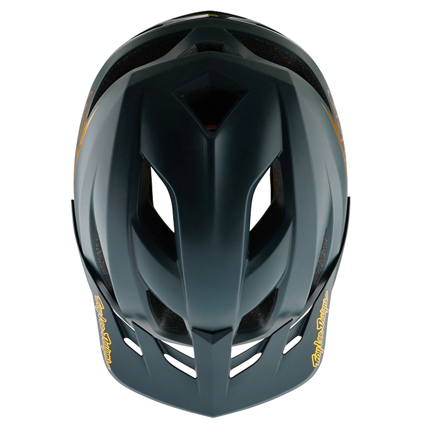 Troy Lee Designs Flowline MTB Helmet - Youth - Point - Gray-Gold