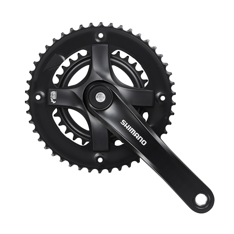 Shimano Tourney TY-501-2 Double 7/8 Spd Crankset - Black