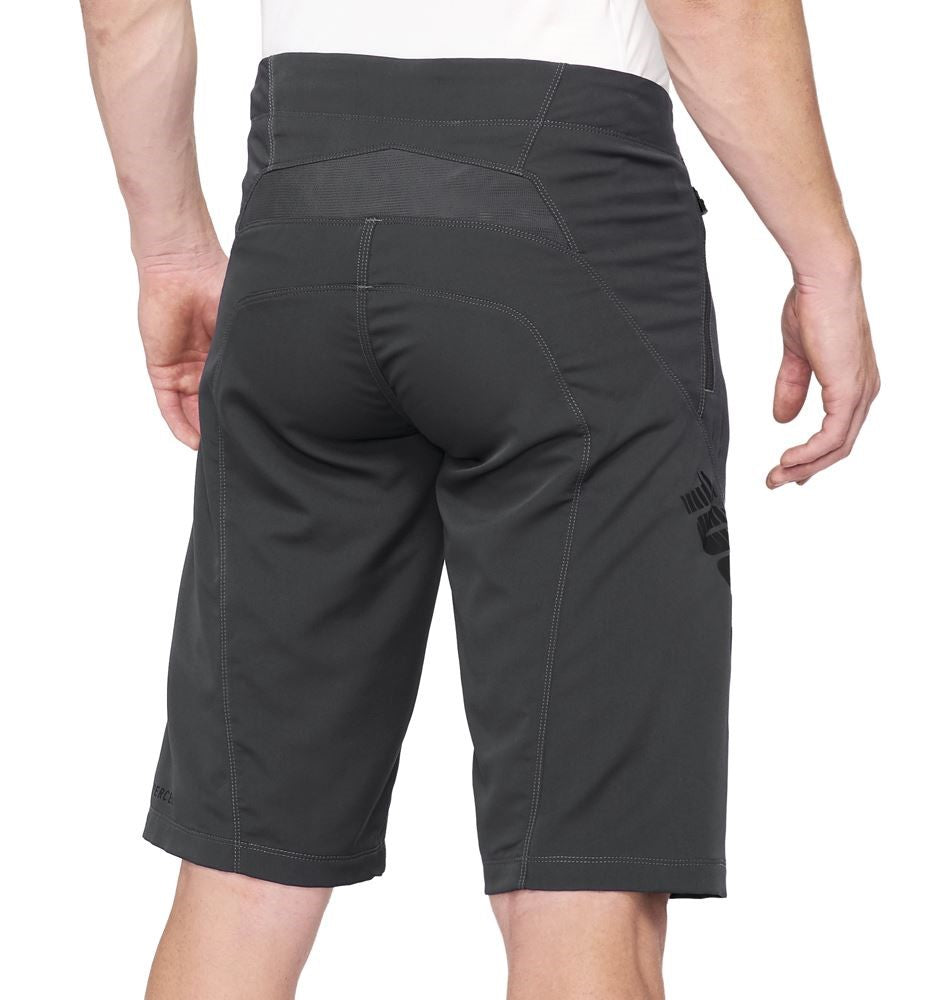 100% Airmatic Short - Charcoal