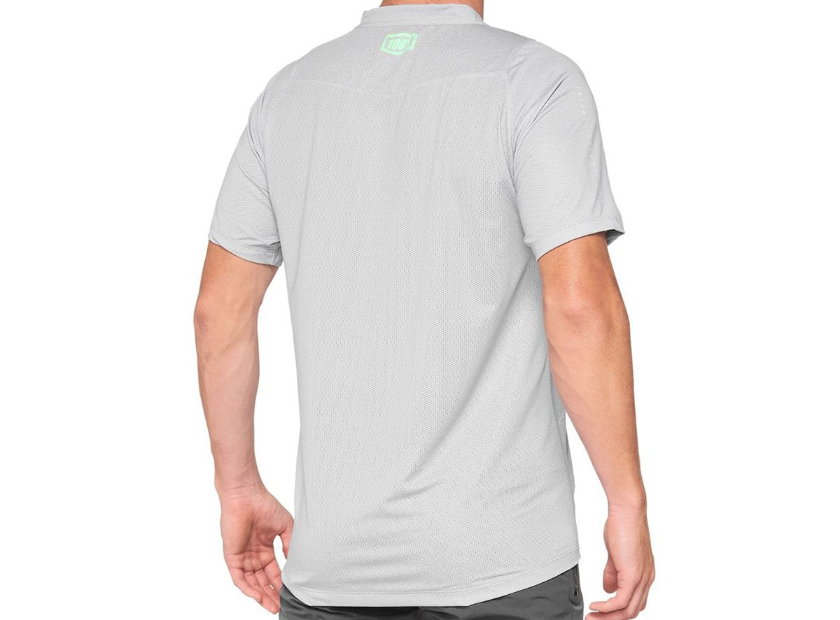 100% Celium Short Sleeve MTB Jersey - Vapor-Lime - 2021