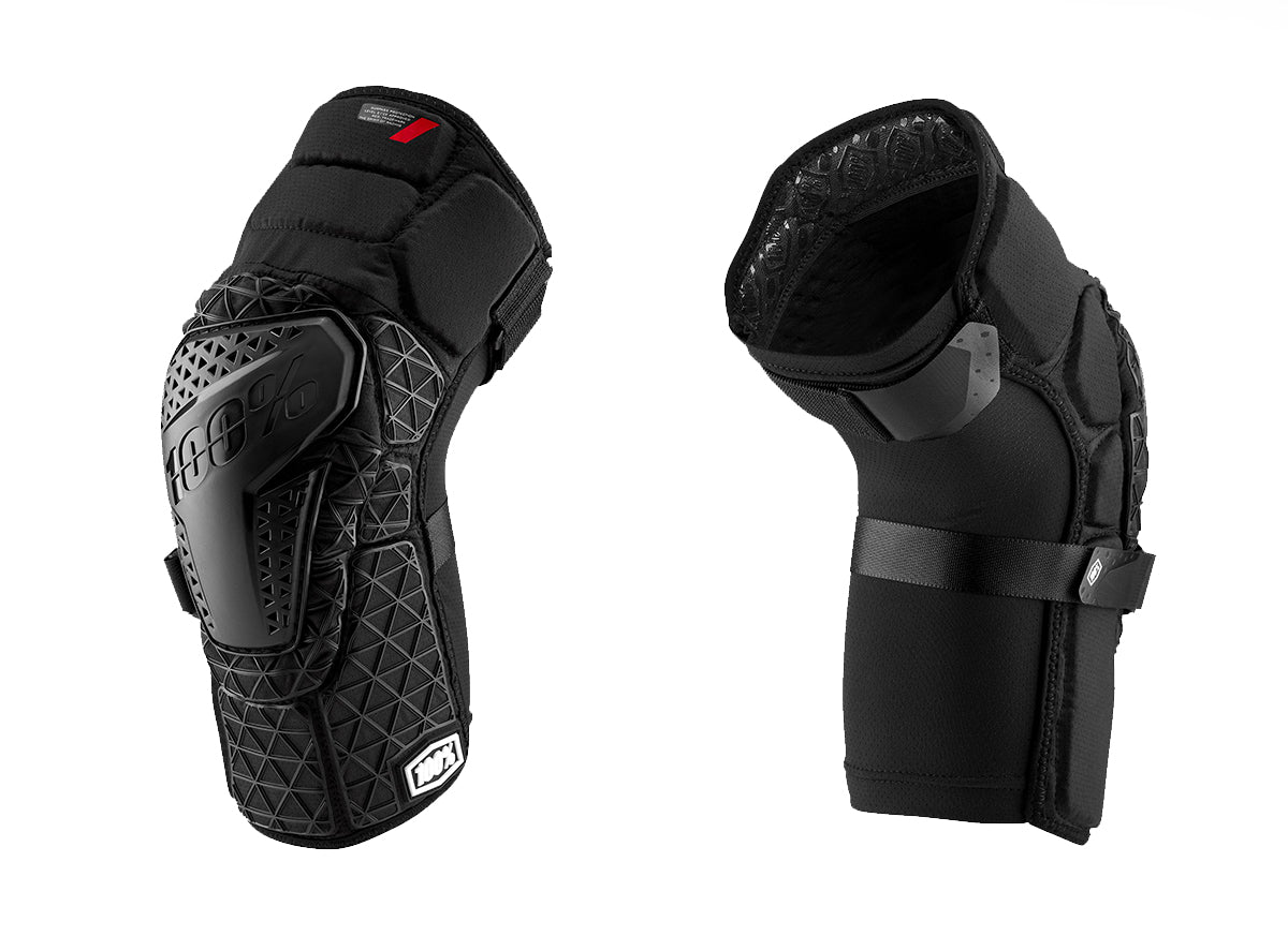 100% Surpass Knee Guard - Black Black Small
