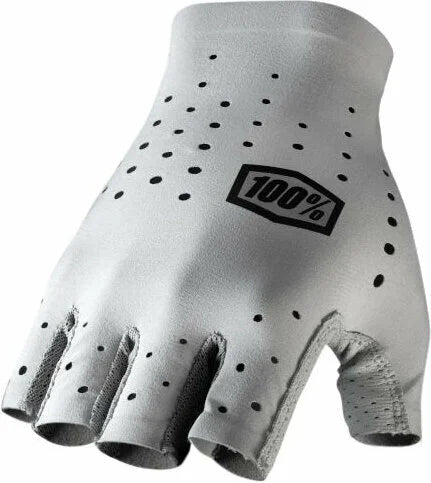 100% Sling Bike Short Finger Glove - Womens - Gray - 2022 Gray Small